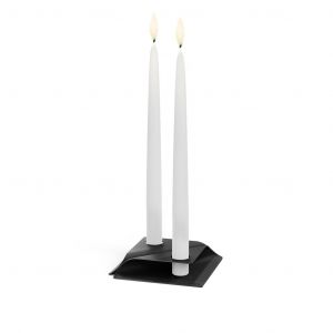 Höfats Square Candle, designový svícen - černý