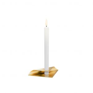 Höfats Square Candle, designový svícen - zlatý