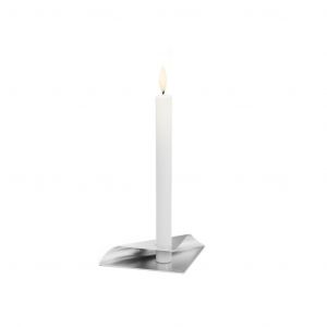 Höfats Square Candle, designový svícen - stříbrný, set 4ks